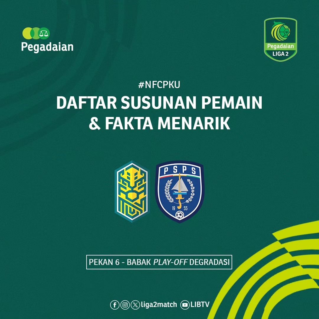 Fakta Menarik Laga Nusantara United FC Vs PSPS Riau