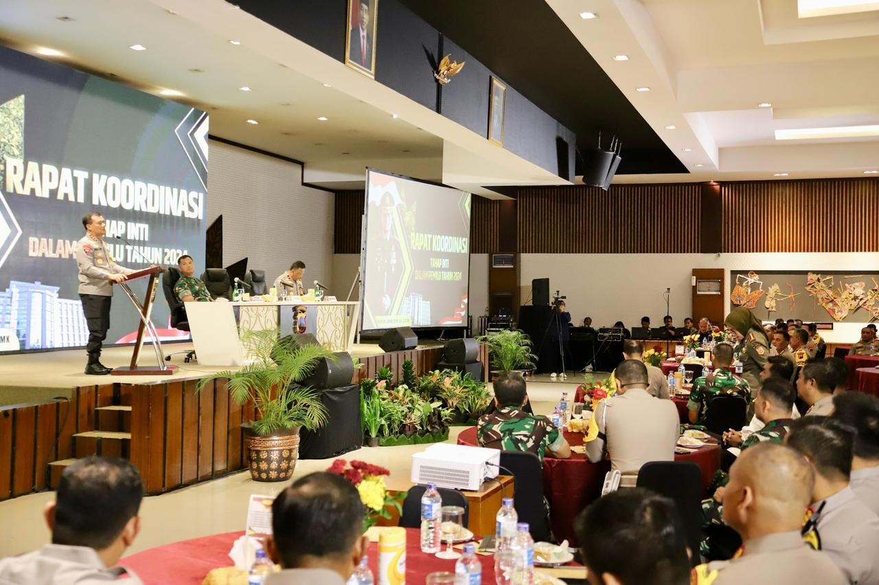 Redam Kerawanan Saat Pemungutan Suara, Polda Jateng Siagakan Pasukan Bersama TNI