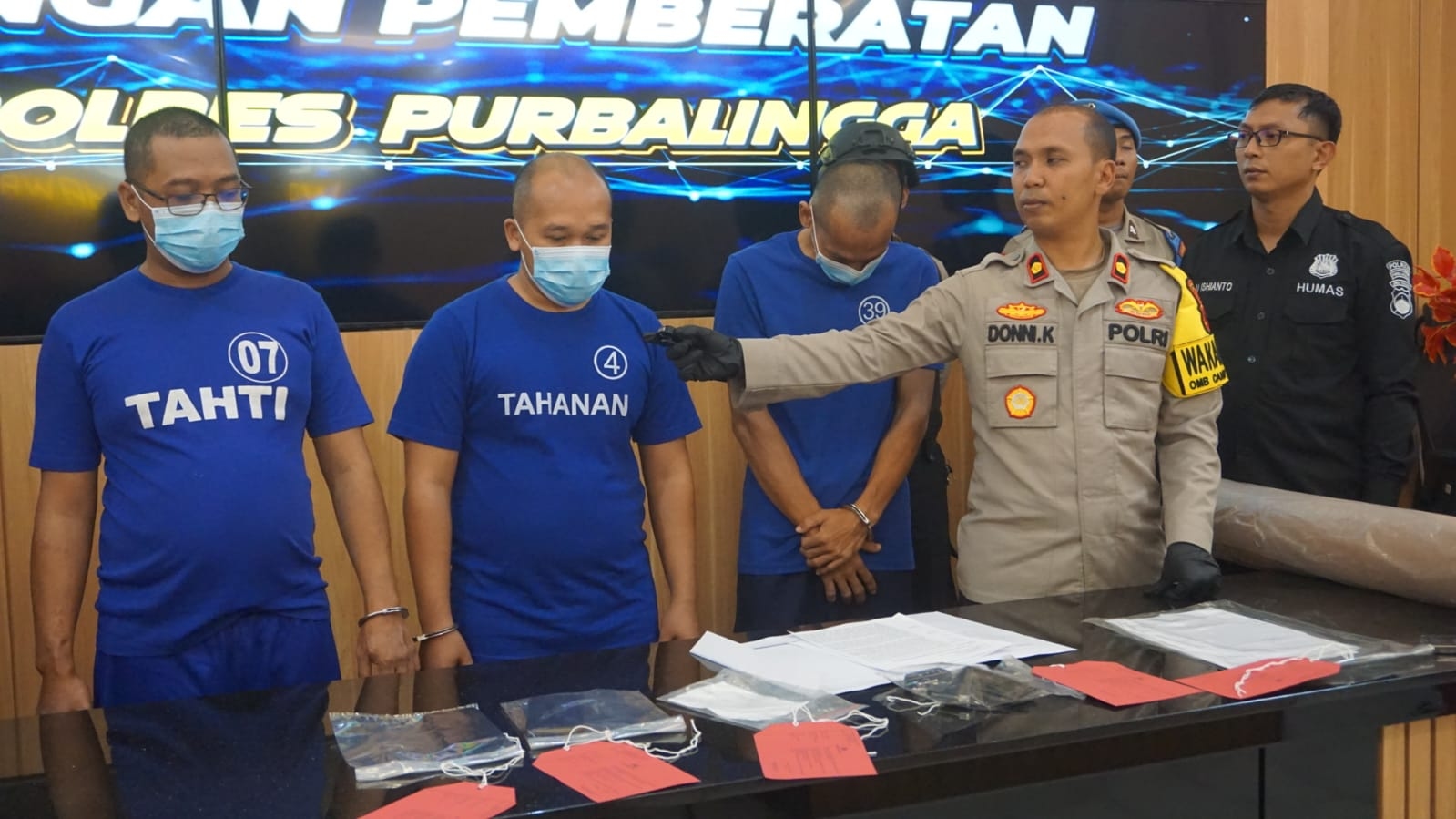 Polres Purbalingga Ringkus Tiga Pelaku Pencurian di PT Sung Chang