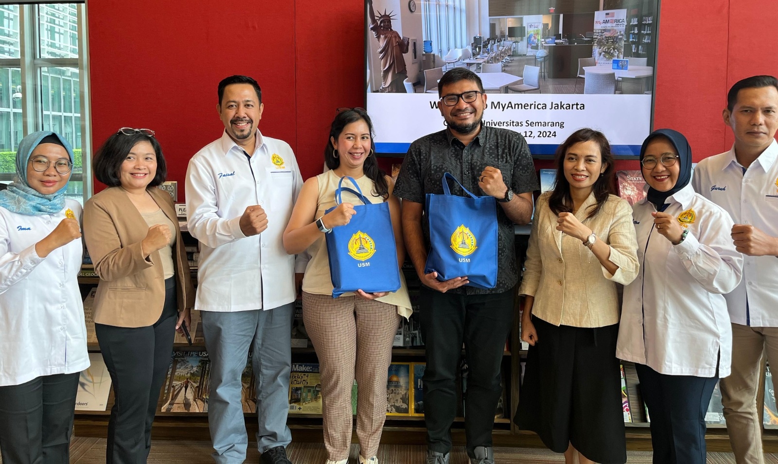 Tingkatkan Reputasi Internasional, USM Jajaki Kerja Sama dengan Kedutaan Besar Amerika Serikat