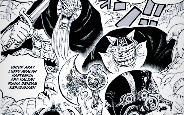 One Piece Chapter 1108: Terungkap Koneksi Dorry dan Brogy dengan Bajak Laut Topi Jerami di Masa Lalu