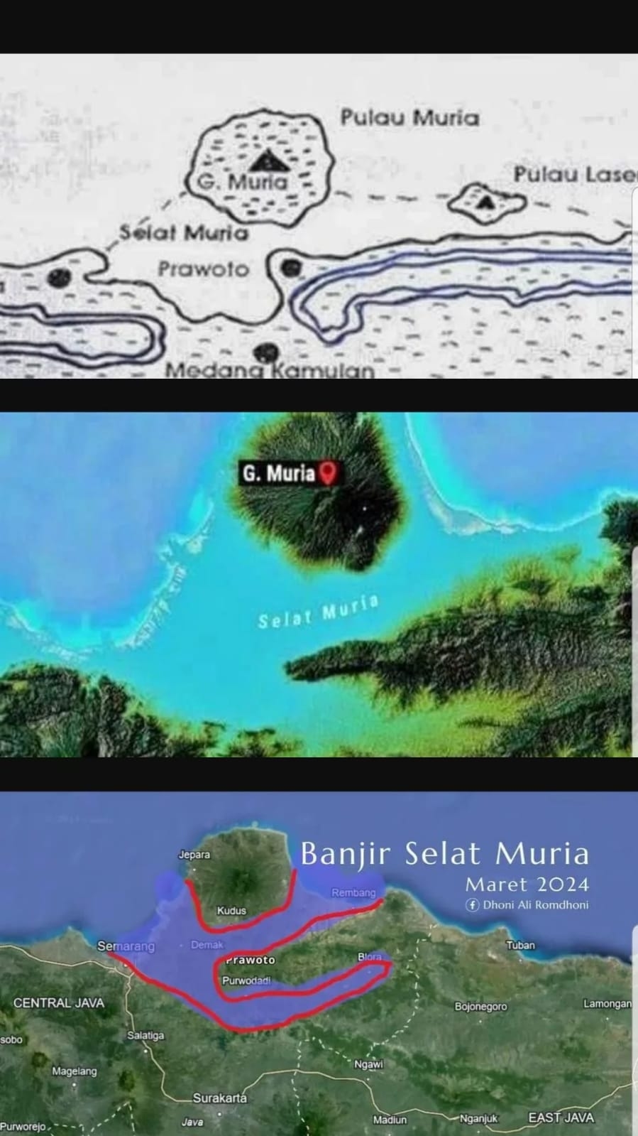 Apa Hubungan Selat Muria dengan Banjir Bandang Demak Kudus? Terungkap Fakta Sejarah yang Mengejutkan!