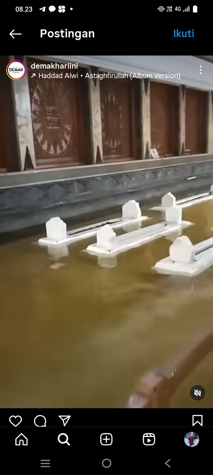 Update Banjir Demak, Makam Sunan Kalijaga Terkena Banjir
