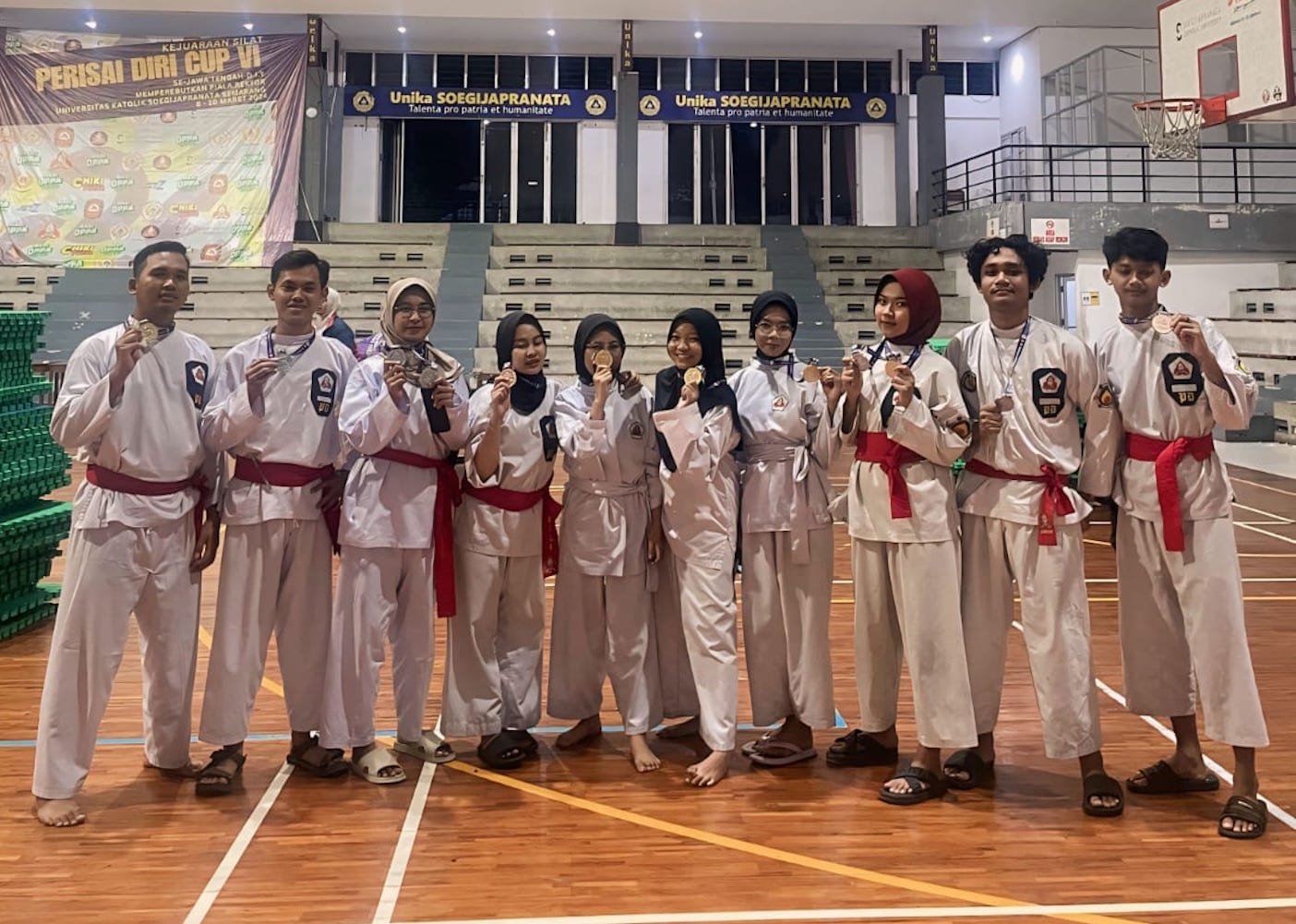 Atlet Perisai Diri UPGRIS Raih 12 Juara di Ajang Silat Perisai Diri CUP VI Tahun 2024