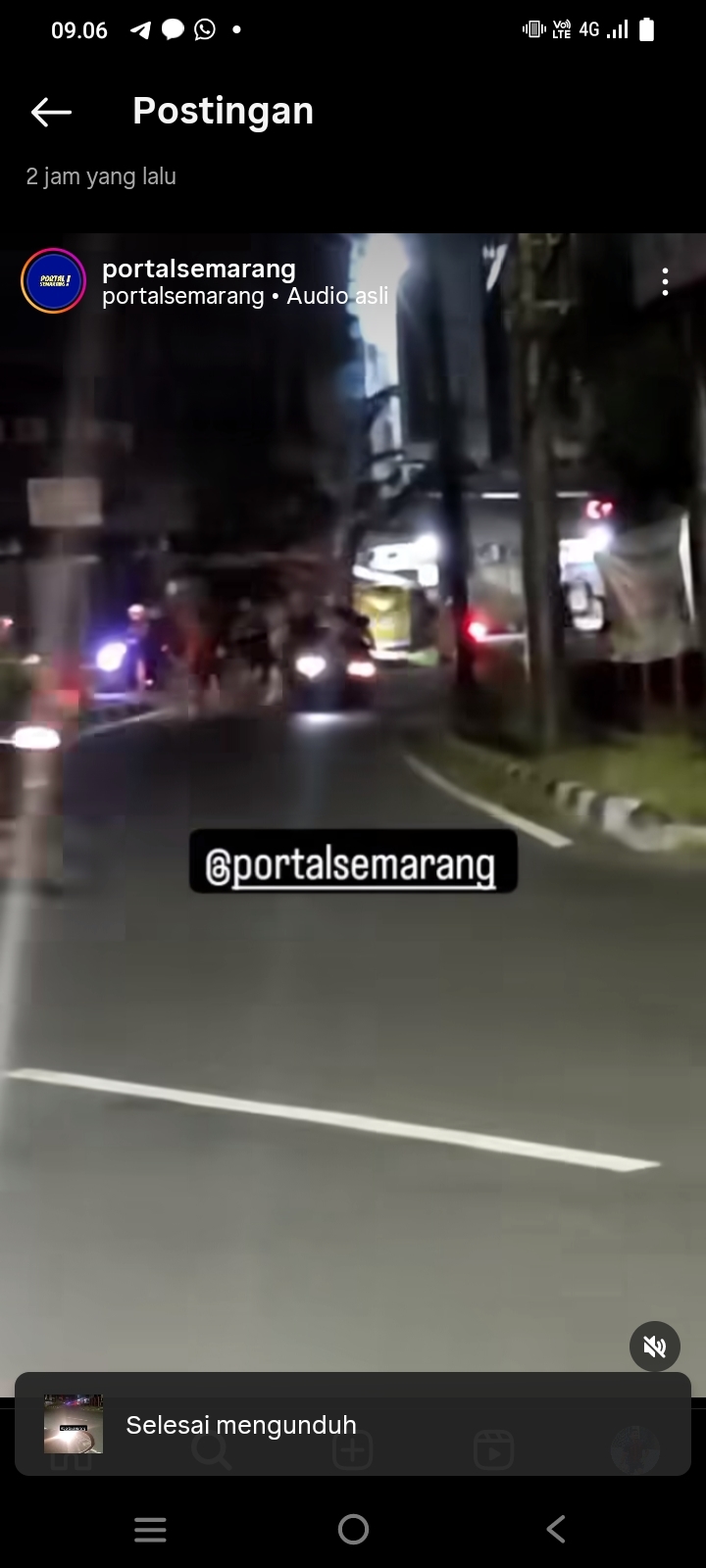 Viral Video Tawuran di Perempatan Lottemart Gayamsari, Jam Sahur di Semarang Sudah Tidak Aman