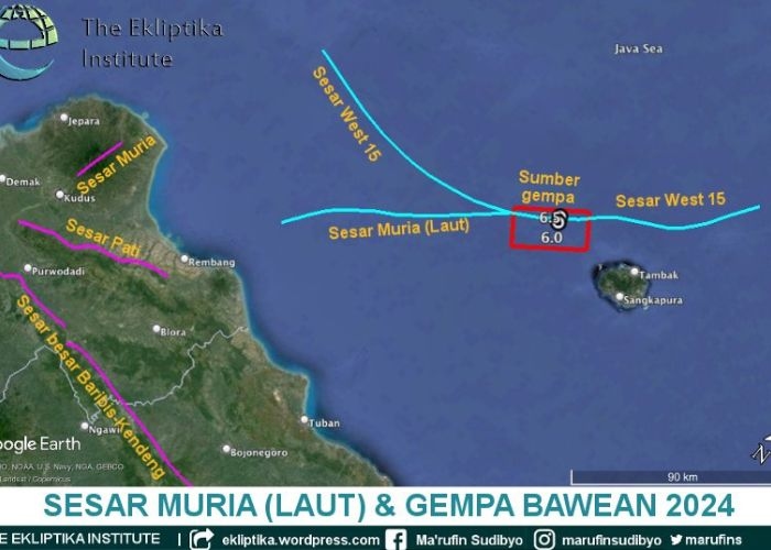 Gempa Tuban 22 Maret 2024: Mengenal Sesar Muria (Laut) serta Potensi Ancaman Gempa di Pulau Jawa