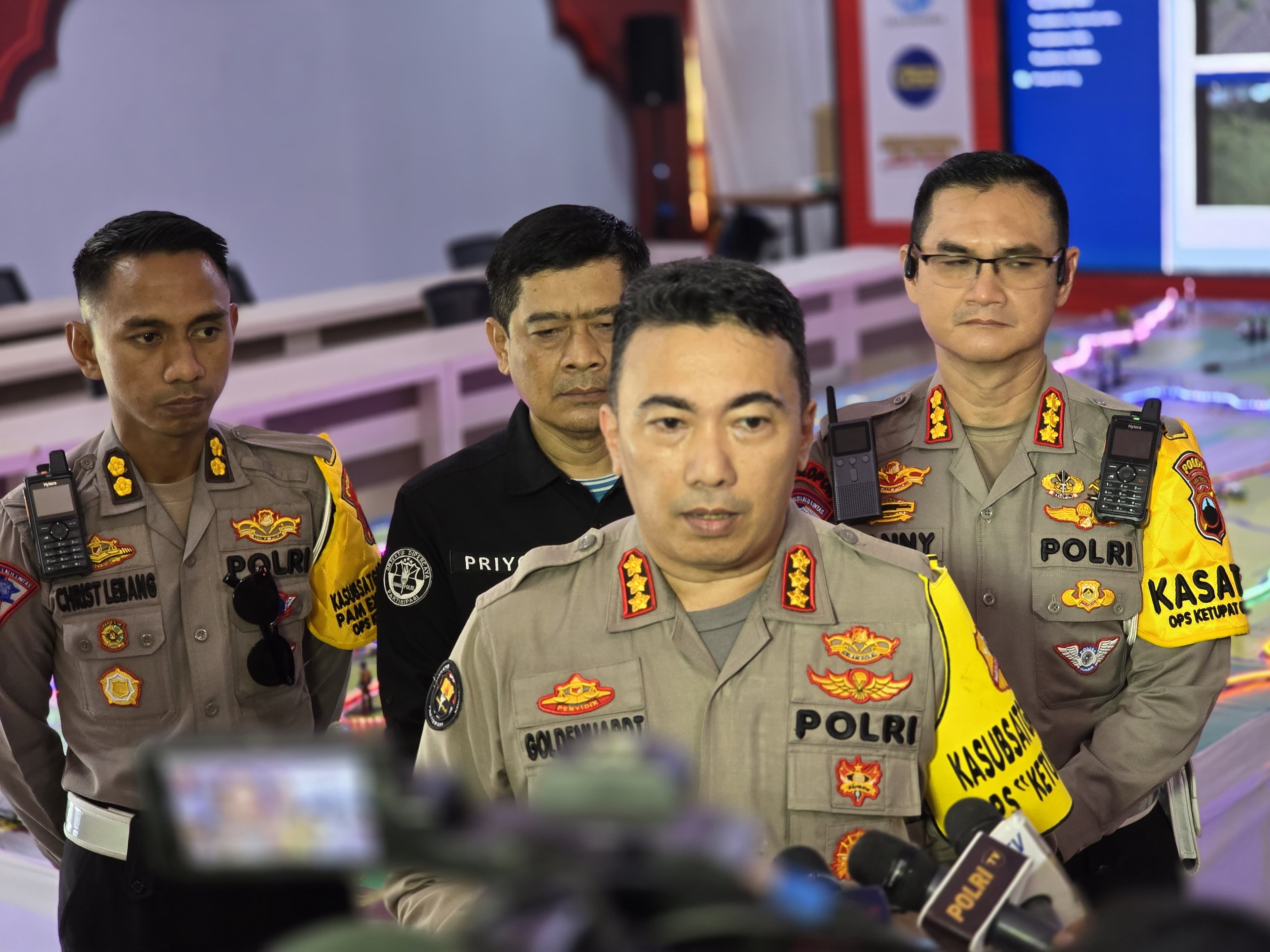 Puncak Arus Mudik Sudah Terlewati, Arus Lalu Lintas di Gerbang Tol Kalikangkung Ramai Lancar