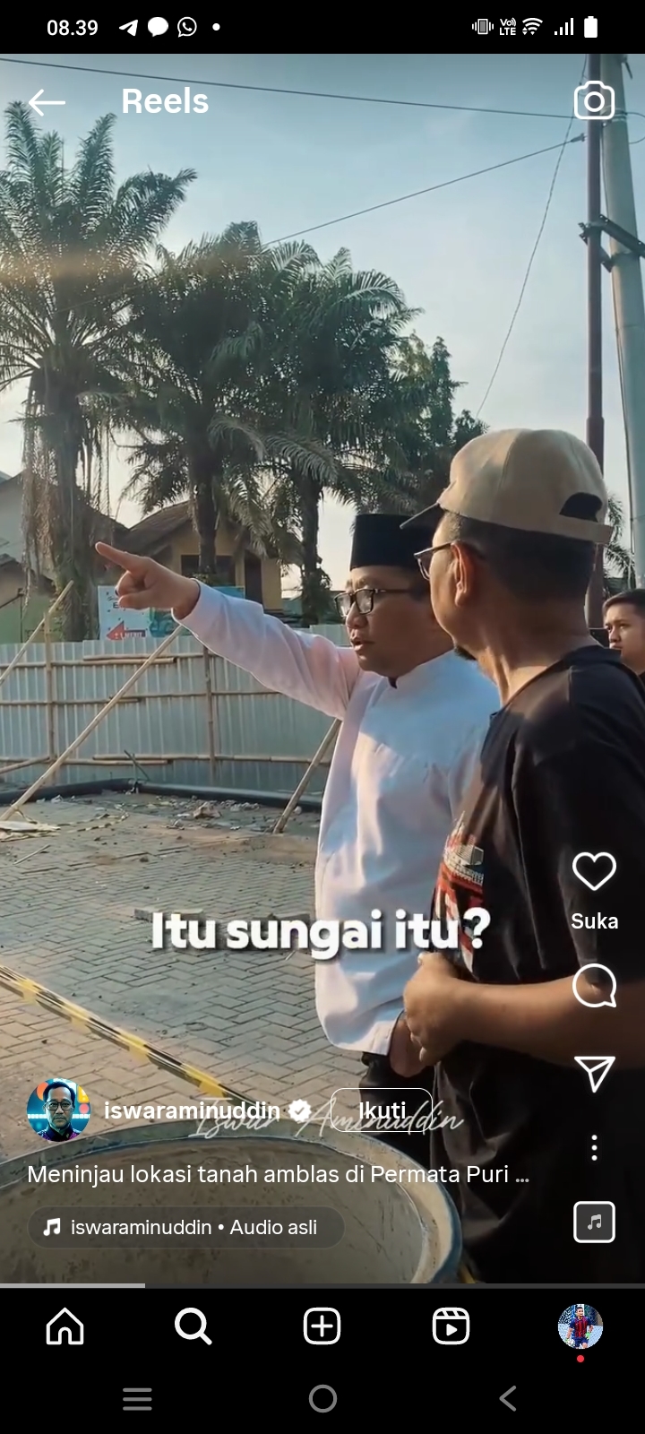 Iswar Aminuddin Carikan Solusi Terbaik Selesaikan Masalah Amblasnya Jalan Permata Puri Ngaliyan
