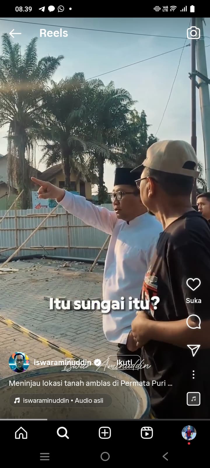 Iswar Aminuddin Carikan Solusi Terbaik Selesaikan Masalah Amblasnya Jalan Permata Puri Ngaliyan