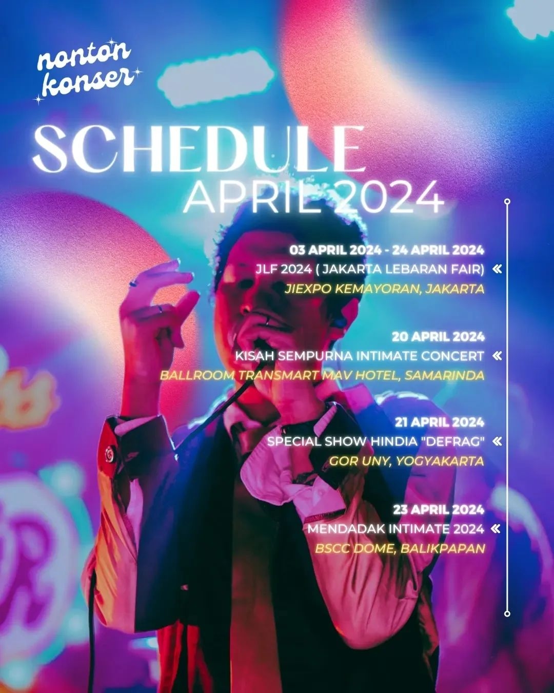 Sambut Lebaran dengan Serangkaian Konser Menarik: Jadwal Event Konser Sepanjang April 2024 di Beberapa Kota di Indonesia