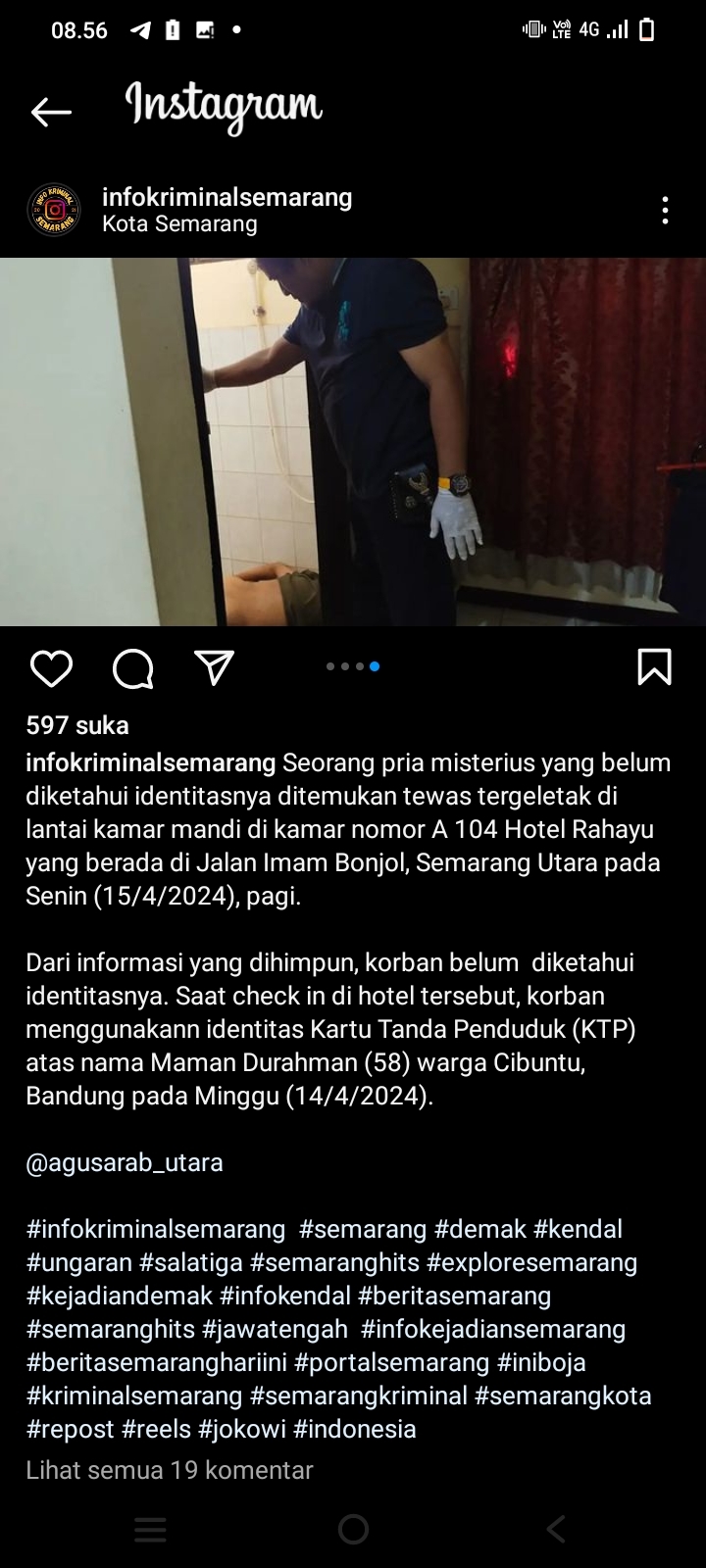 Sesosok Pria Misterius Ditemukan Meregang Nyawa dengan Beberapa Identitas Orang Lain, Polisi Lakukan Penyelidikan