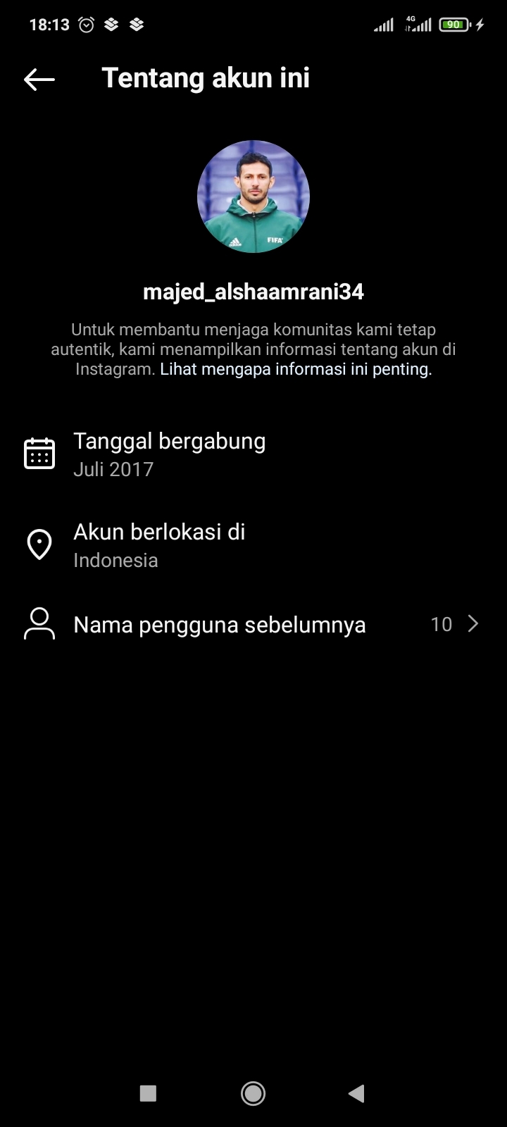 Awas Akun Palsu, Cek Instagram Majed Mohammed Alshamrani, Wasit Laga Indonesia vs Australia di Piala Asia U23, Ini Cara Cek Akun Palsu di Instagram