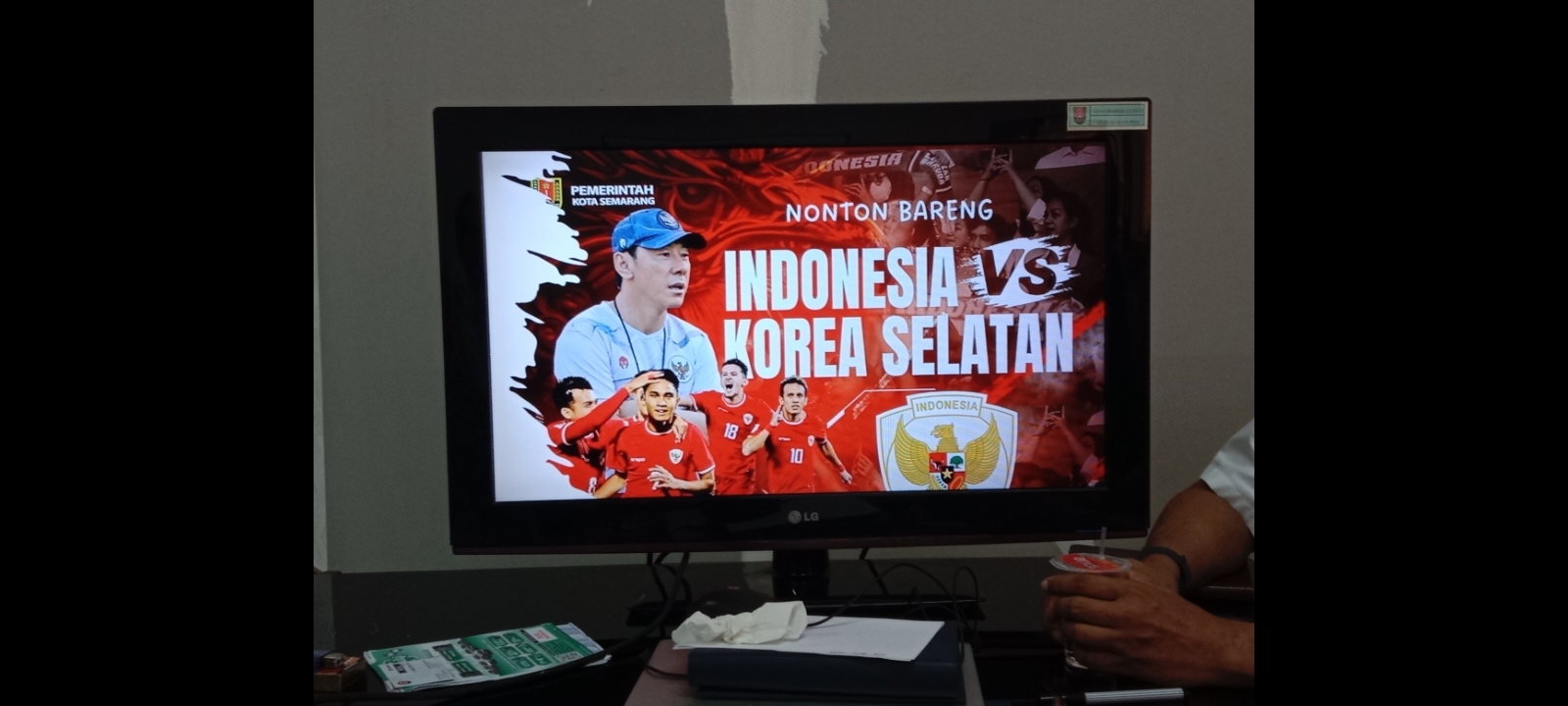 Nobar Indonesia vs Korsel di Halaman Balaikota Semarang, Bakal Banyak Hiburan dan Doorprize