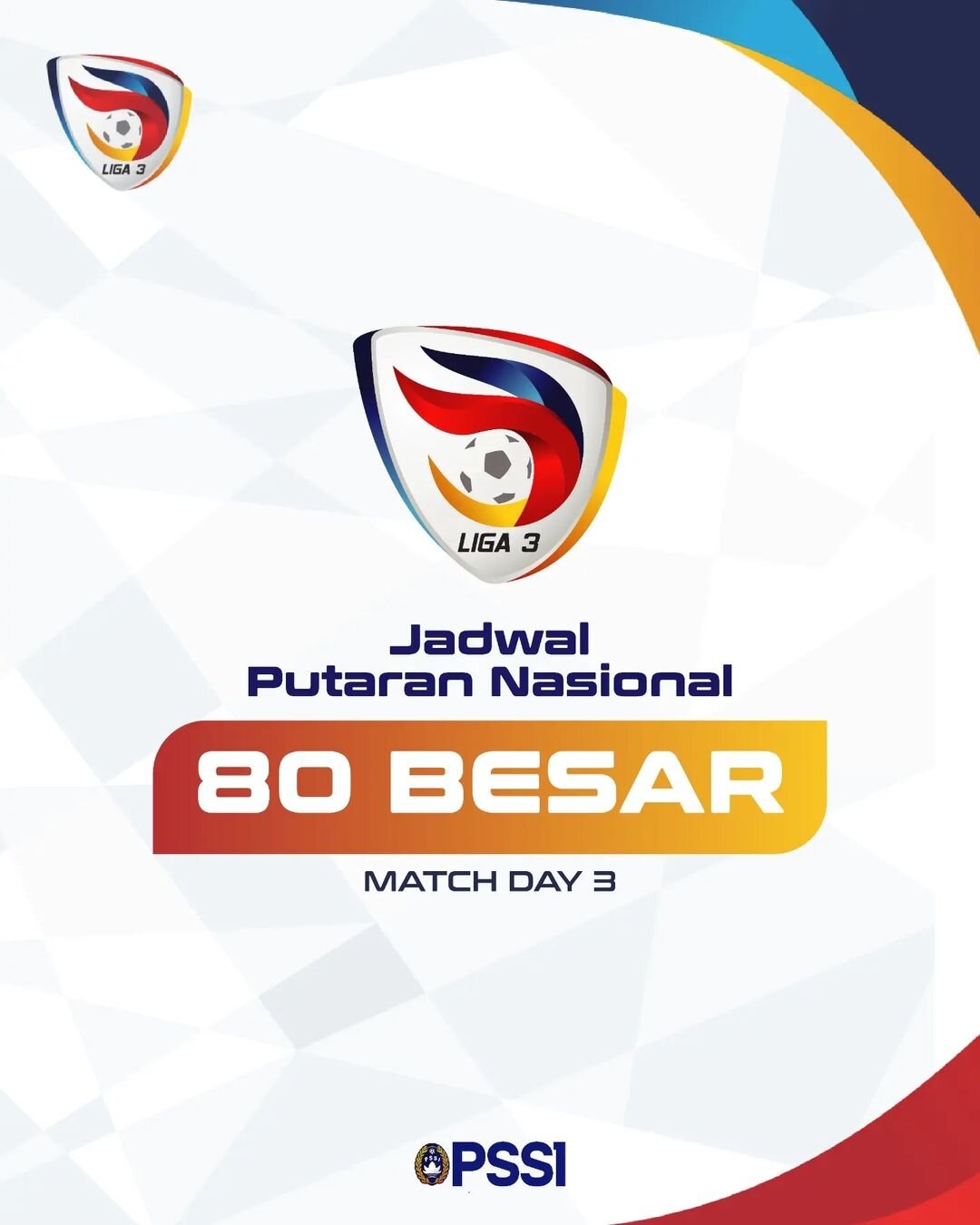 Berikut Jadwal Lengkap Pertandingan Liga 3 Putaran Nasional Babak 80 Besar, Jumat 3 Mei 2024