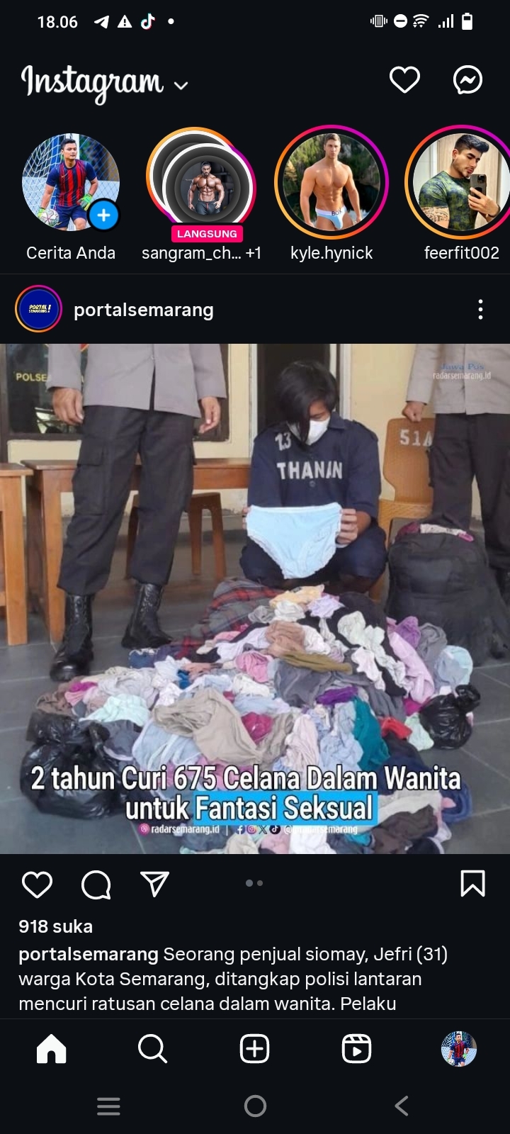Penjual Siomai Diamankan Polisi Karena 'Koleksi' 675 Celana Dalam Wanita