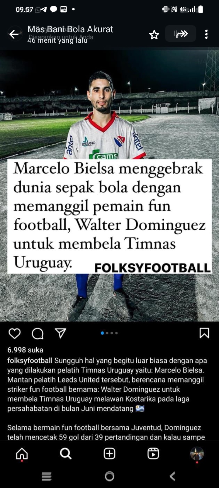 Aneh, Pemain Fun Football Bakal Memperkuat Timnas Uruguay, Kok Bisa?