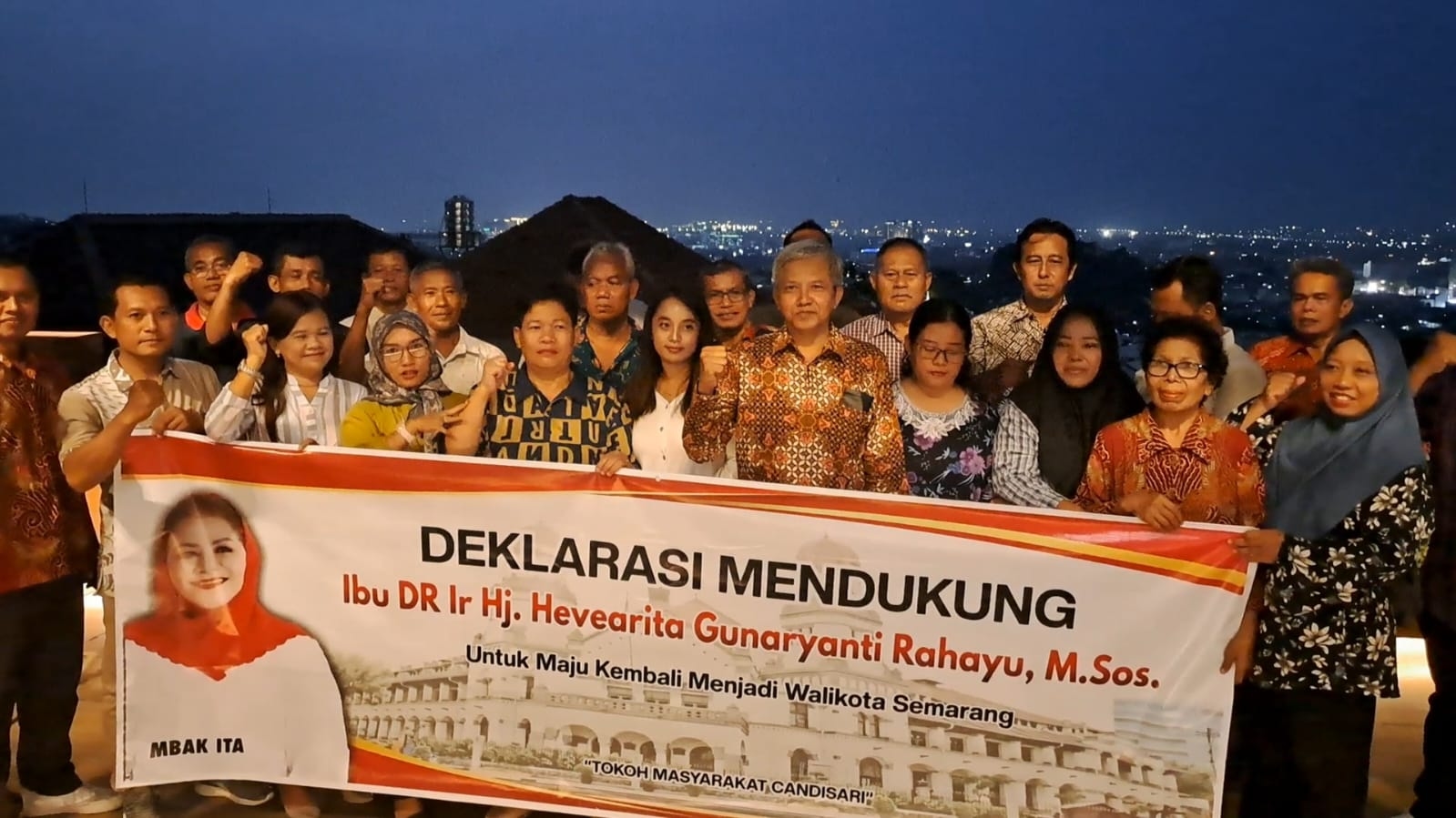 Deklarasi Kepada Mbak Ita untuk Maju di Pilwakot Semarang Terus Mengalir