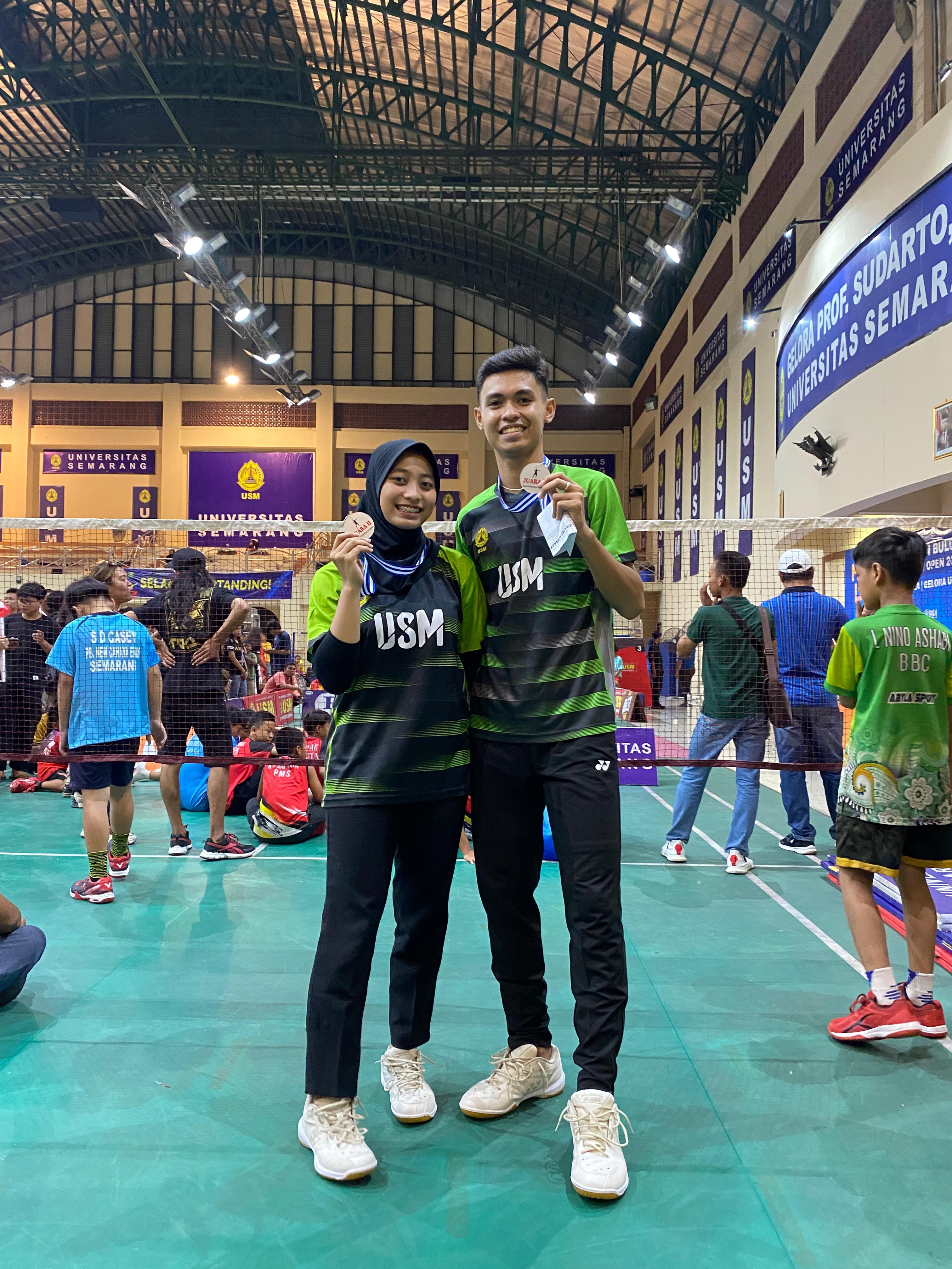 Fajri dan Meylisa Juara 2 USM Open 2024