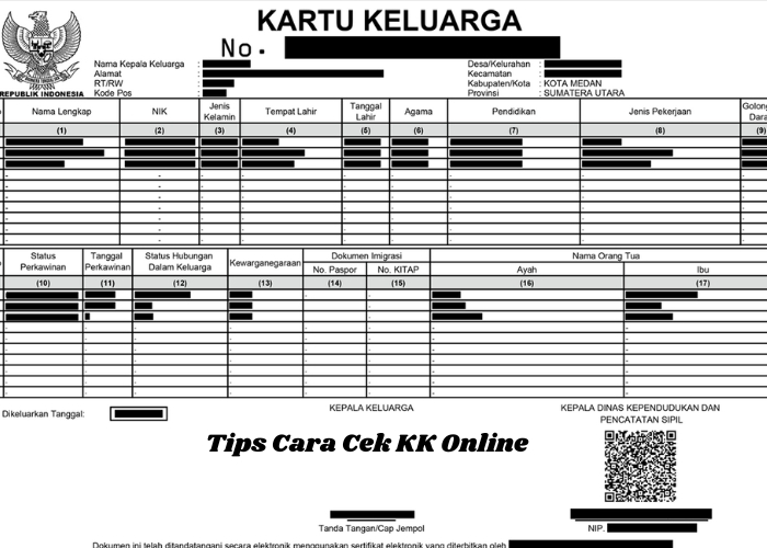 Memahami Peran Vital Kartu Keluarga (KK): Fungsi Dalam Kehidupan Sehari-hari serta Tips Melakukan Cek KK Online