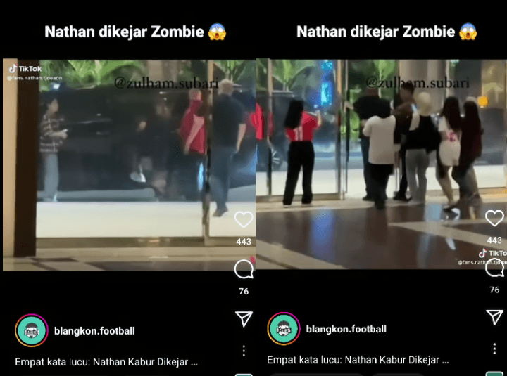 Cegil FOMO Berulah Lagi, Nathan Tjoe-A-On Dikejar Fans Bagaikan Dikejar Zombie