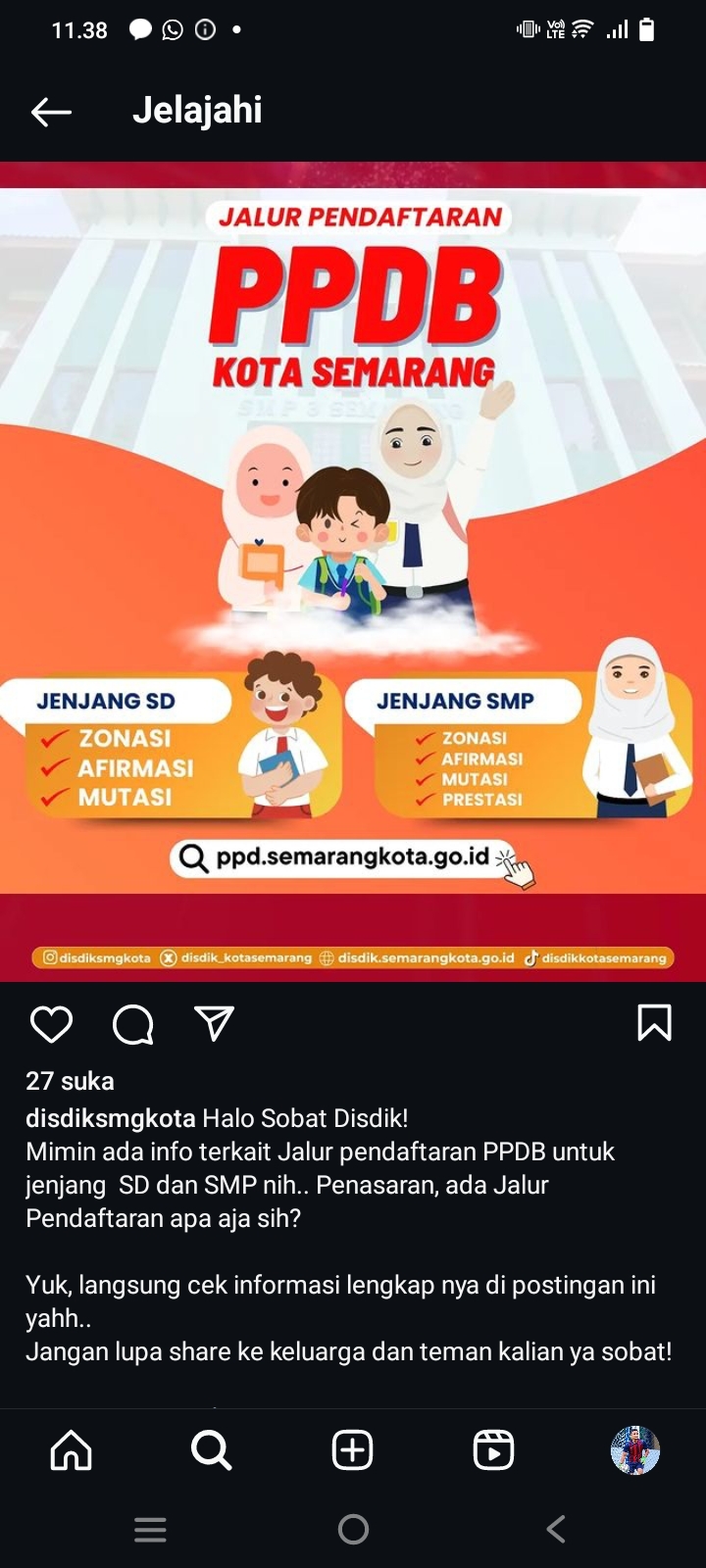 Pengen Tahu Jalur Apa Saja untuk PPDB Kota Semarang Jenjang SD dan SMP? Ini Dia Daftar Lengkapnya!