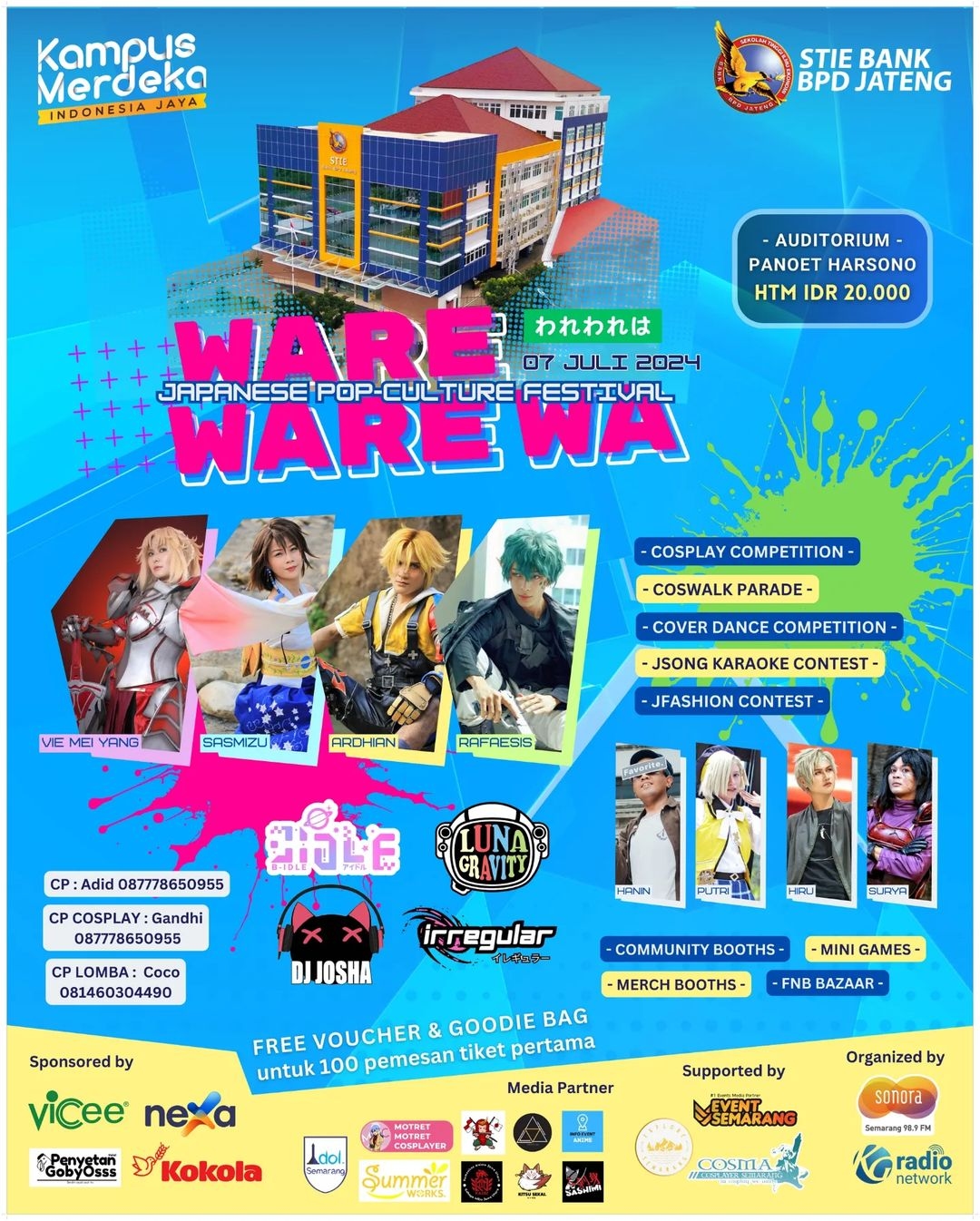 Event Jejepangan Japanese Pop Culture Festival WAREWAREWA Hadir di Semarang! Jangan Sampai Ketinggalan, Catat Tanggalnya