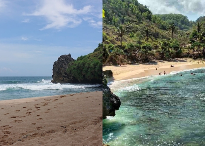 Gak Nyangka, Hidden Gems Banget! 4 Pantai Sepi di Gunung Kidul Ini Indah Banget, Cocok Buat Healing dan Menghilangkan Penat!