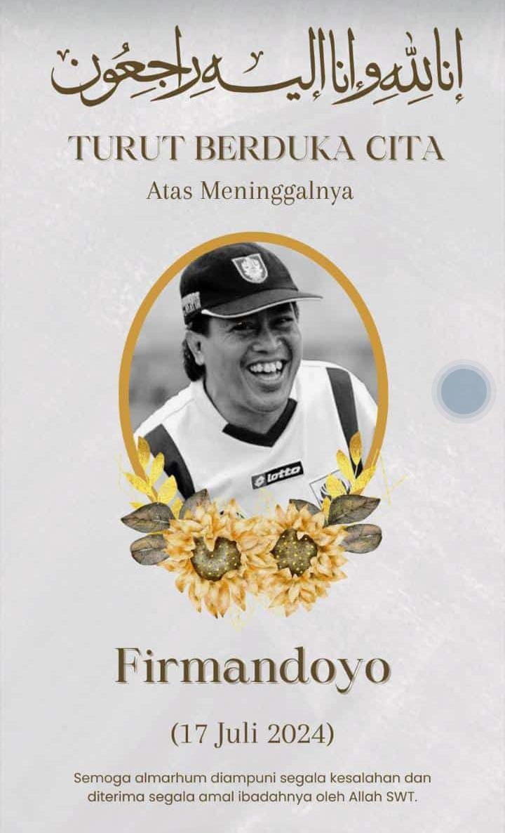 Duka Mendalam, Firmandoyo Mantan Pelatih PSIS Semarang Meninggal Dunia
