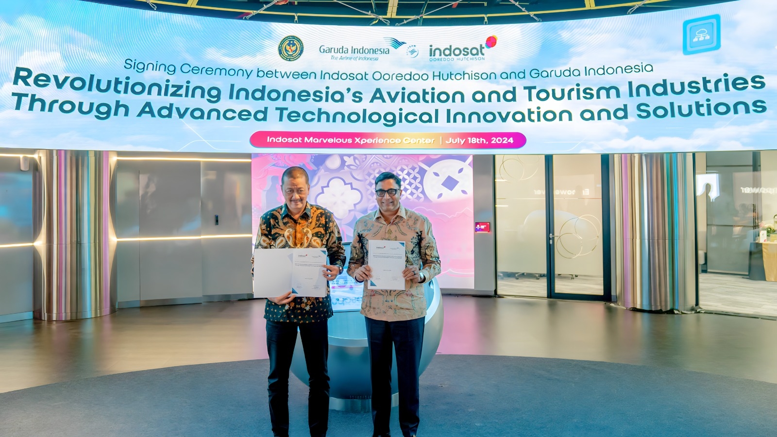 Indosat dan Garuda Indonesia Jajaki Kolaborasi Perkuat Akselerasi Pertumbuhan Sektor Penerbangan dan Pariwisata Indonesia