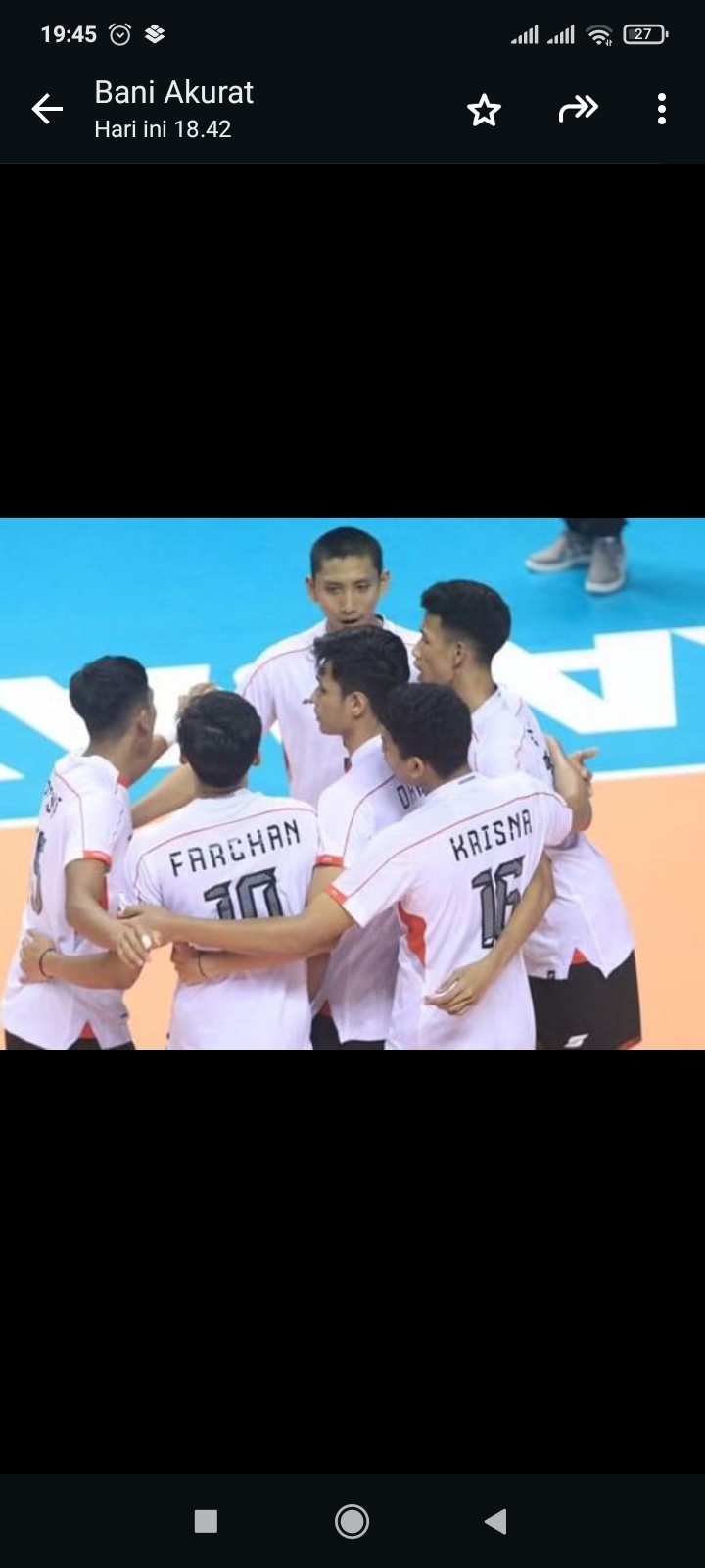 HASIL AKHIR LIVE SCORE Iran vs Indonesia, SKOR 25-21 SET PERTAMA di Semifinal AVC U20 2024 CEK SKOR AKHIR FULL SET MENANG SIAPA?