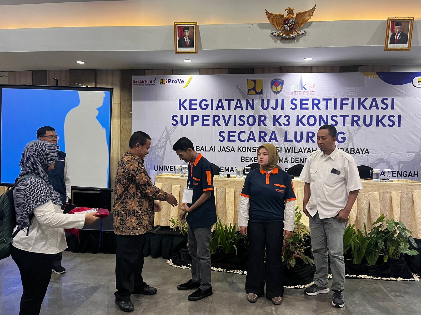 FTI UPGRIS Gandeng Balai Jasa Kontruksi Wilayah IV Surabaya Kemen-PUPR, Gelar Uji Sertifikasi Supervisor K3 Konstruksi Utama