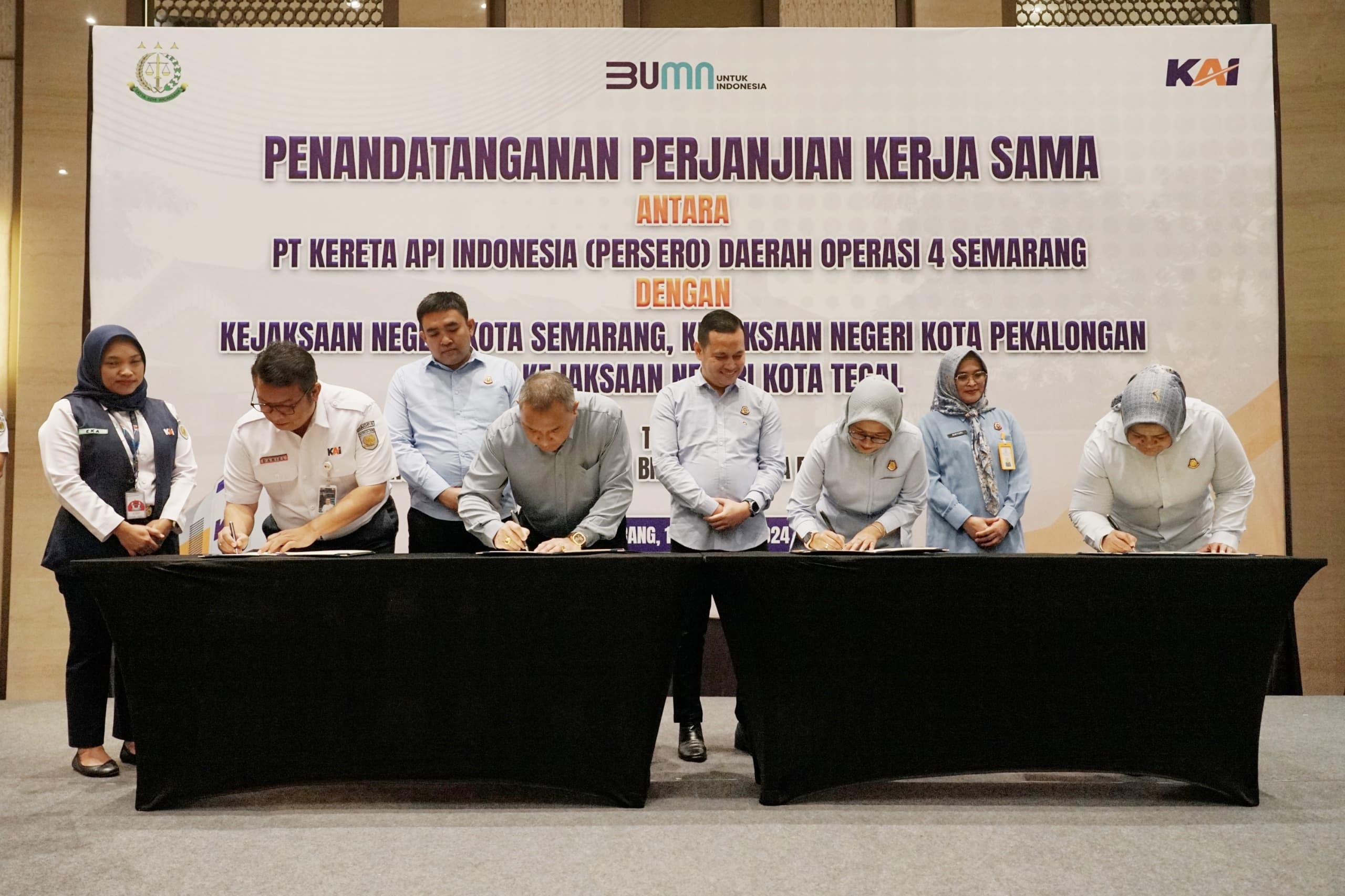 Penanganan Permasalahan Aset, KAI Daop 4 Semarang Lakukan Kerjasama dengan 3 Kejaksaan Negeri