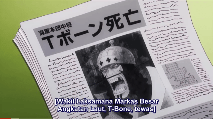 Fakta One Piece Episode 1116: Bajak Laut Mengincar Anggota Marine, Wakil Laksamana T-Bone Jadi Korban