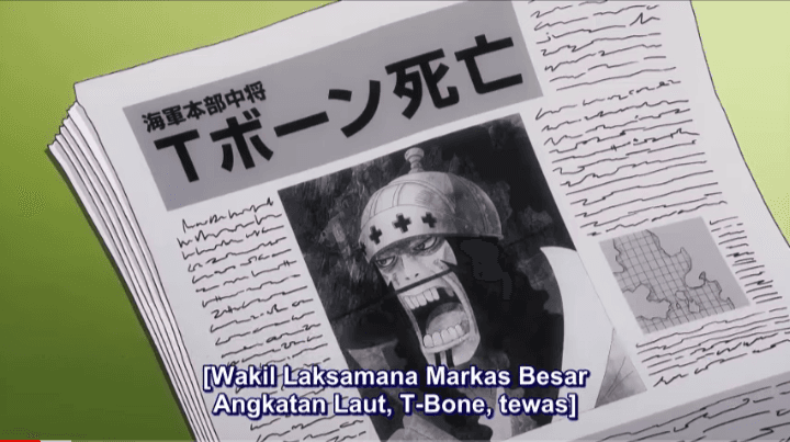 Fakta One Piece Episode 1116: Bajak Laut Mengincar Anggota Marine, Wakil Laksamana T-Bone Jadi Korban