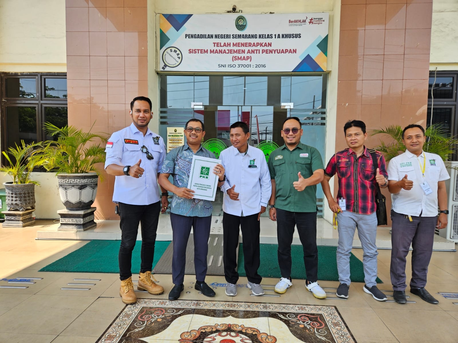 DPC PKB Kota Semarang Serahkan SK Kepengurusan di Pengadilan Negeri untuk Persiapan Muktamar
