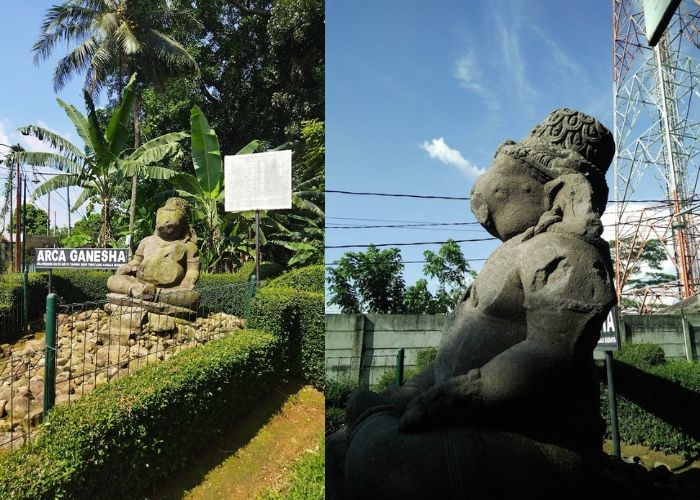 Sejarah Vibes! Tersembunyi di Lereng Ungaran, Sebuah Misteri dari Arca Ganesha Raksasa Bertangan Dua