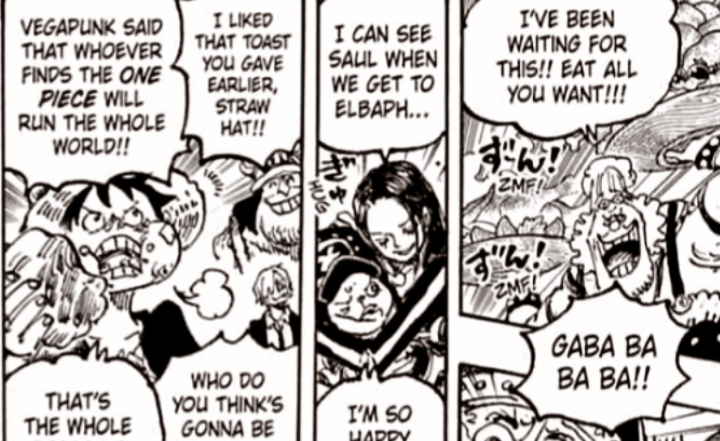 Review One Piece Chapter 1124: Nico Robin Akan Reuni dengan Jaguar D. Saul