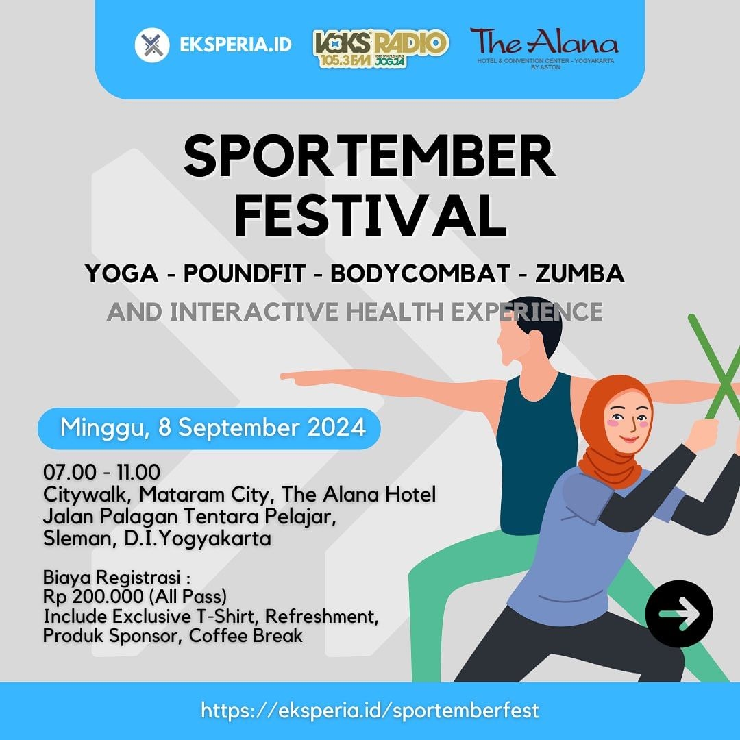 Jogja Event Vibes! September Ceria Penuh Event Menarik, Yuk Ikutan SPORTEMBER FESTIVAL