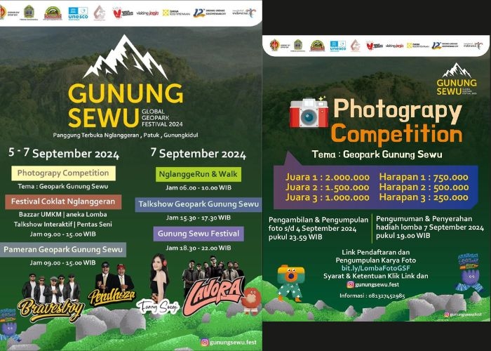 Jogja Event Vibes! Gunung Sewu Global Geopark Festival 2024, Merayakan Keajaiban Alam dan Budaya