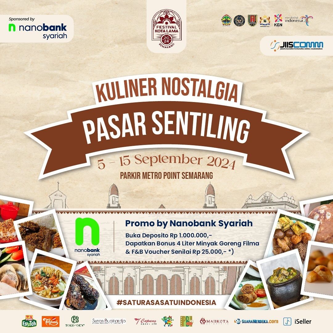 Semarang Event Vibes! Festival Kota Lama Semarang 2024, Nostalgia Kuliner Nusantara Serta Acara Seni di Hati Kota Atlas