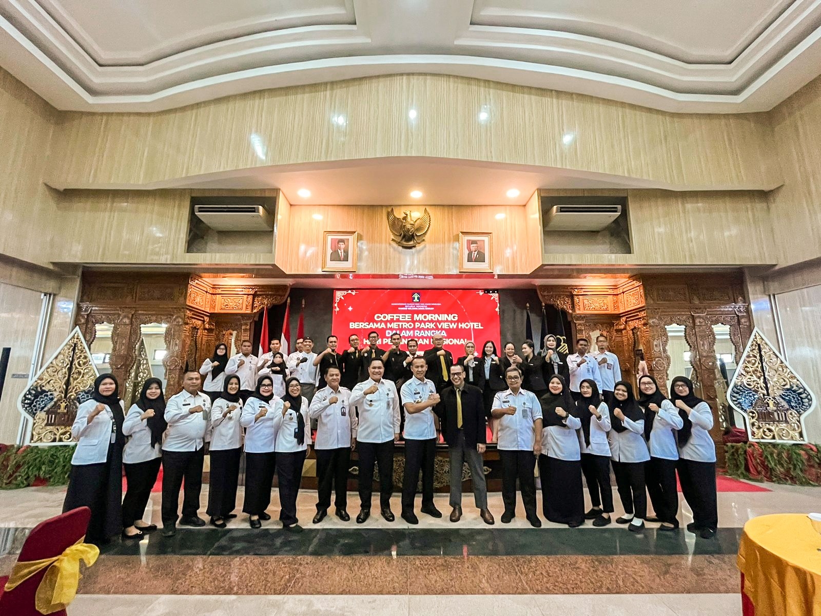 Metro Park View Hotel Rayakan Hari Pelanggan Nasional dengan Coffee Morning Spesial di Kementerian Hukum dan HAM Jawa Tengah
