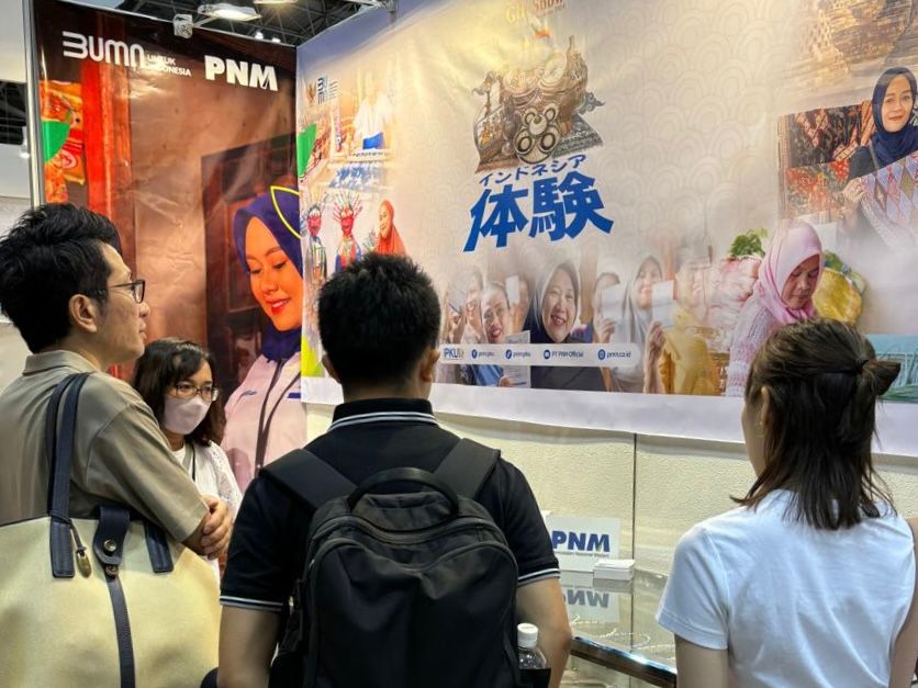 Produk Nasabah PNM Mekaar Laris Manis di Pameran Tokyo Gift Show ke 98
