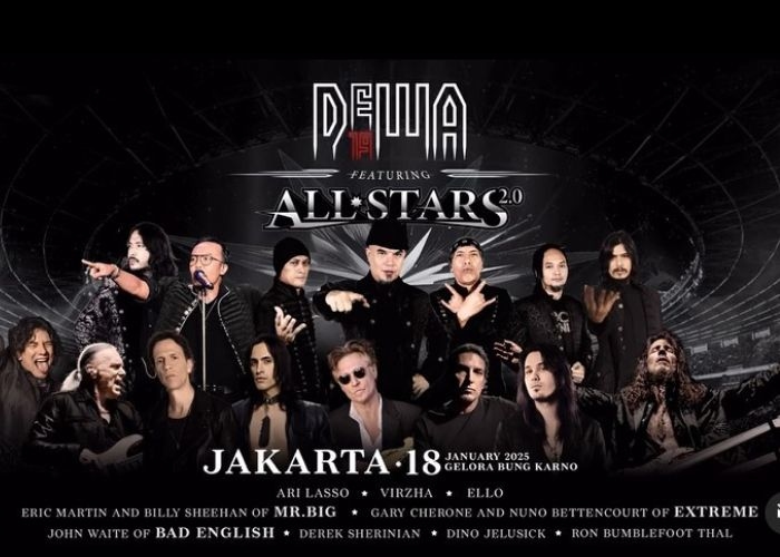 Event Vibes! Indonesia Siap Diguncang Konser Terbesar, Dewa 19 All Stars 2 0, Perpaduan Legenda Rock Indonesia dan Dunia di GBK!