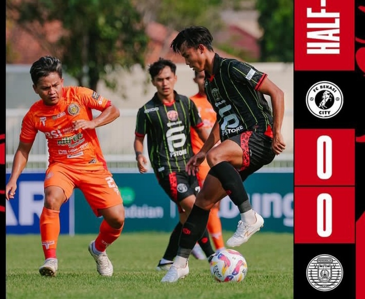HASIL AKHIR LIVE SCORE Liga 2 FC Bekasi vs Persiraja, SKOR 1-0 AWAL BABAK KEDUA Siapa jadi Pemenangnya? CEK SKOR AKHIR FULL TIME