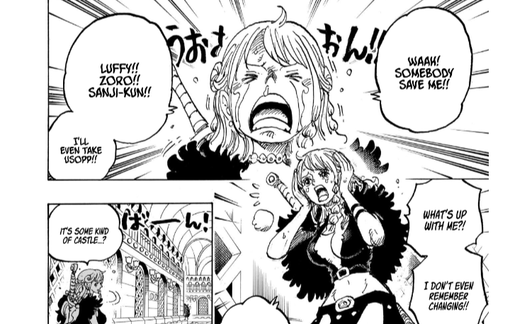 One Piece Chapter 1127: Bukan Diculik, Ternyata Nami Kena Halusinasi dari Minuman di Kapal Bajak Laut Raksasa