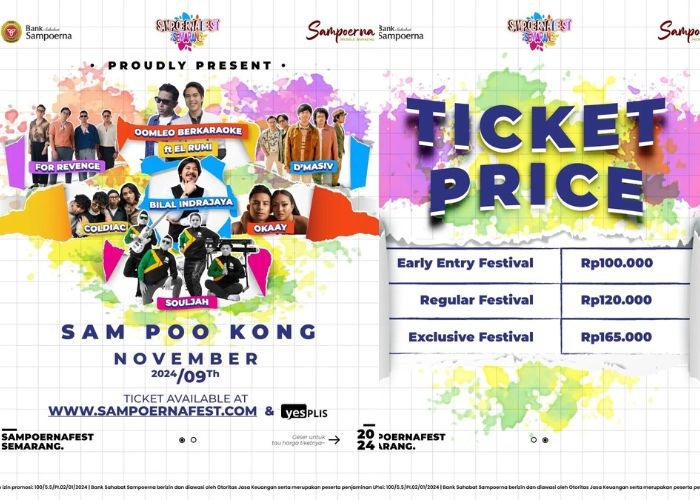 Event Vibes! Jangan Sampai Terlewatkan Ya, Sampoerna Fest 2024 Hadir di Sam Poo Kong! Semarang Siap Bergemuruh