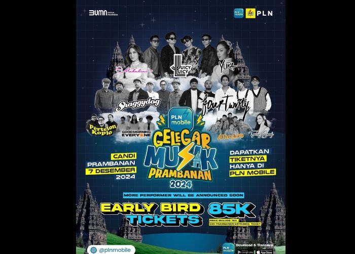 Event Vibes! Gelegar Musik Prambanan 2024: Perpaduan Megah Antara Musik Modern dan Arsitektur Kuno