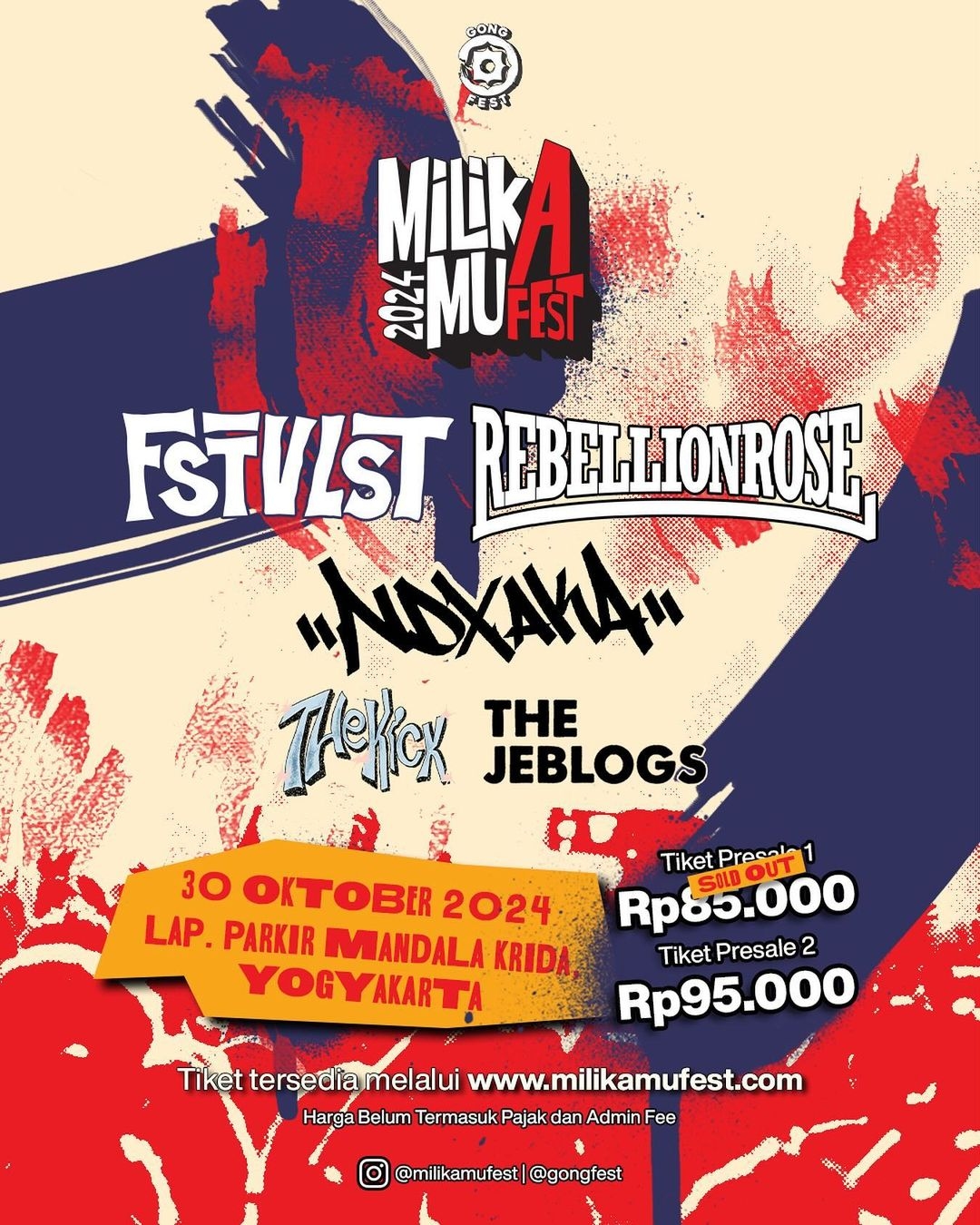 Event Vibes! Milikamu Fest 2024: Panggung Musik Spektakuler di Yogyakarta, Perayaan Kreativitas dan Ekspresi Musik Tanah Air