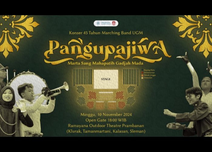 Event Vibes! Menghidupkan Kembali Sang Legenda: Marching Band UGM Siap Suguhkan Konser Epik Pangupajiwa di Prambanan