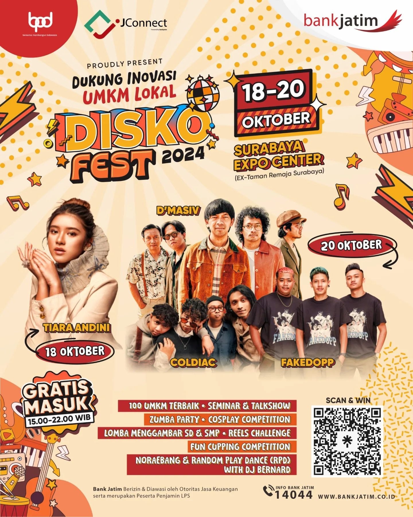Event Vibes! Mari Ramaikan Kemeriahan Acara DISKOFEST 2024: Pesta Inovasi UMKM Lokal dan Hiburan Spektakuler di Surabaya